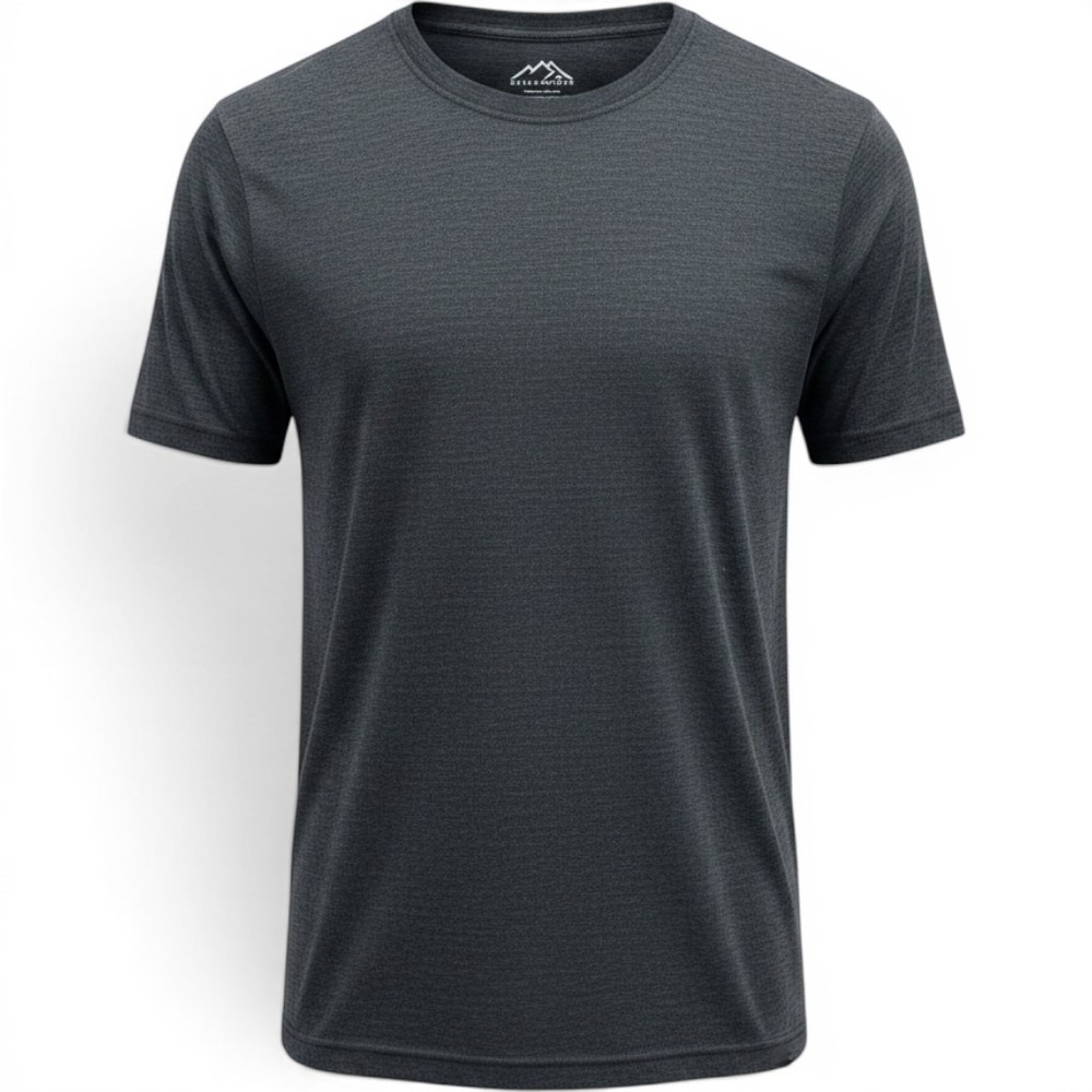 Merino Tech Mens XL 100% Superfine Merino Wool T-Shirt Gray Short Sleeve Lite